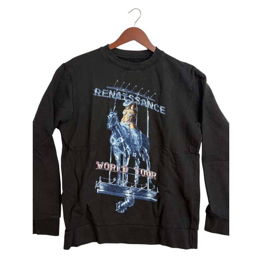 Beyonce Renaissance World Tour 2023 Sweatshirt Small Black Concert Merch Crewnec